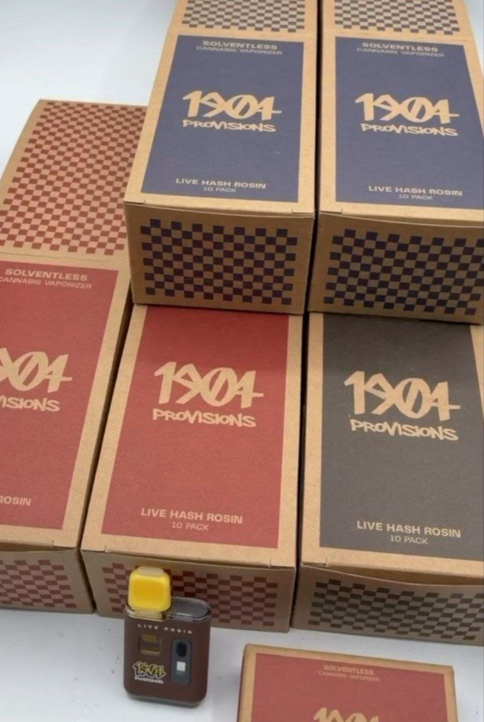 1904 Provisions disposable 1904 Provisions disposable