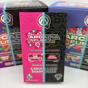 Arcadia 2G Disposable X-Ray Edition is a compact, ready-to-use disposable vape featuring a distinctive X-Ray Edition design and a 2-gram capacity.