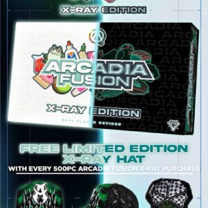 Arcadia 2G Disposable X-Ray Edition is a compact, ready-to-use disposable vape featuring a distinctive X-Ray Edition design and a 2-gram capacity.