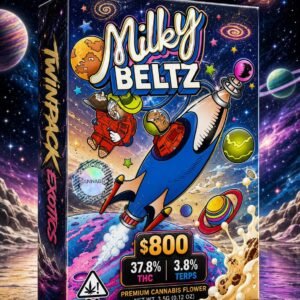 Milky Beltz cannabis strain