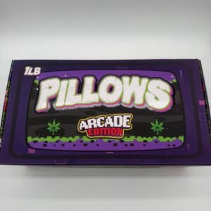Explore Pillows Arcade Edition Fire Indoor Variety Box with 32 indoor flavors in one 1LB box, plus a rolling kit. Discover product details and specifications.