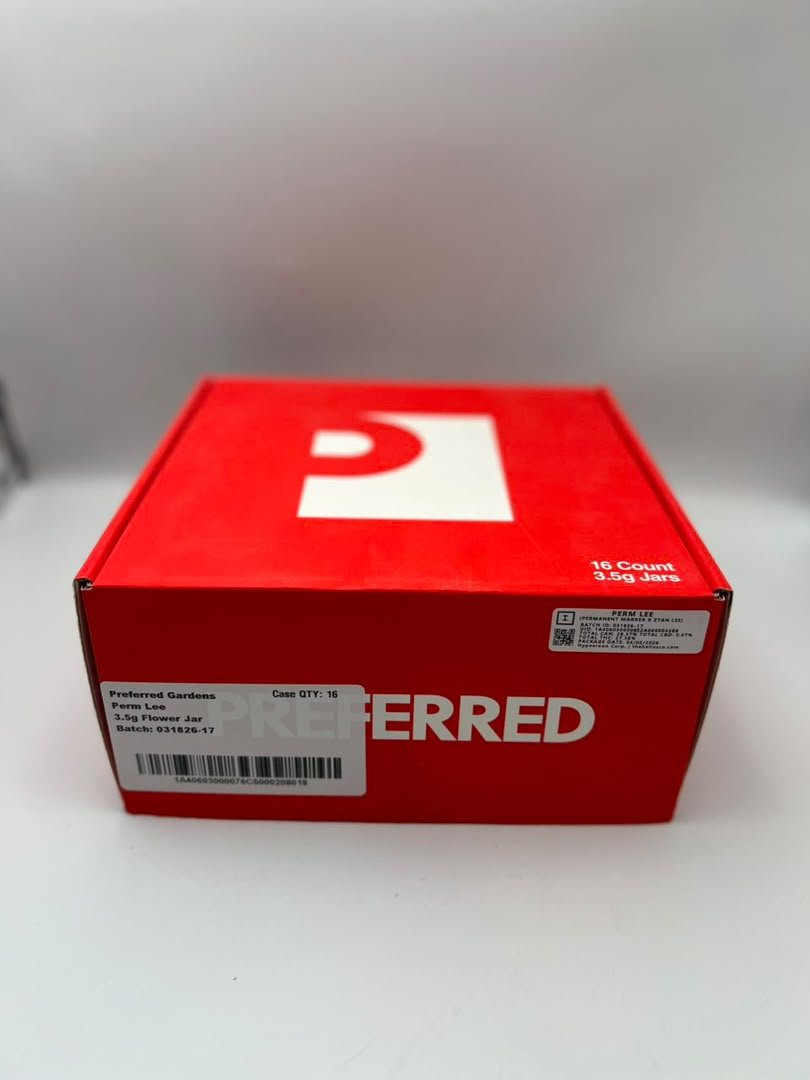 Discover PREFERRED GARDENS Exotic Flower in 3.5G and 14G jars. Explore distinctive cannabis flower profiles, terpene characteristics, cannabinoid information, and product details. Discover PREFERRED GARDENS Exotic Flower in 3.5G and 14G jars. Explore distinctive cannabis flower profiles, terpene characteristics, cannabinoid information, and product details.